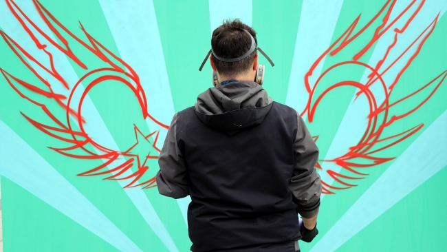 İstiklal Marşı ve Mehmet Akif grafitiyle anlatılacak