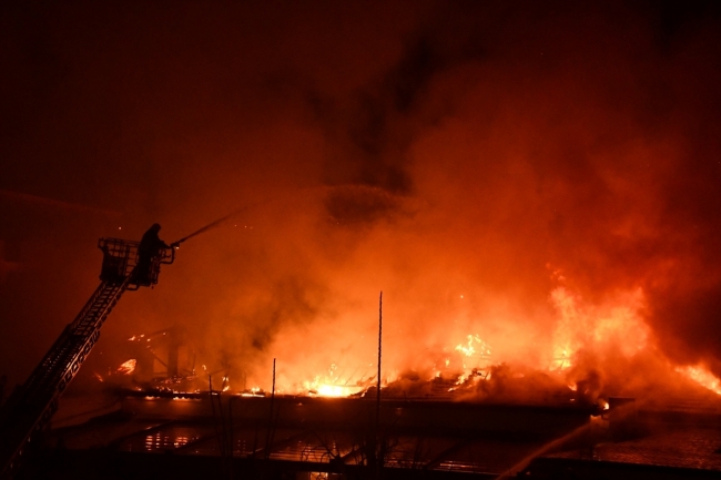 Kahramanmaraş'ta orduevinde yangın