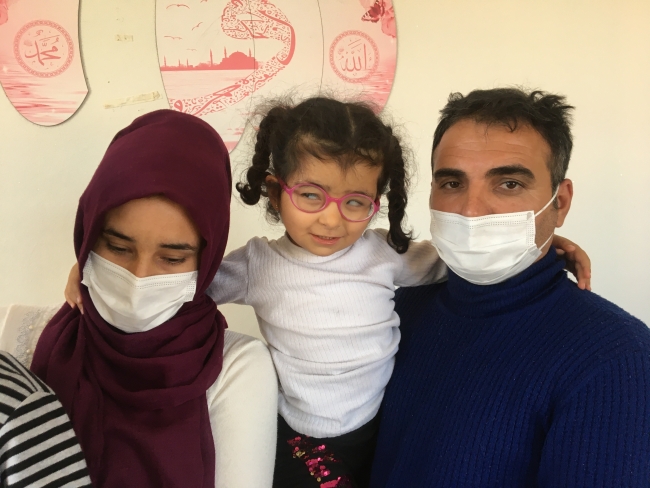 Hırsızlar görme engelli Nehir’in geleceğini çaldılar