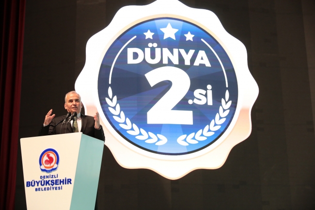 Denizli, Tek Dünya Kentleri Yarışması'nda dünya ikincisi oldu