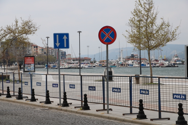 Çanakkale'de park ve sahiller kapatıldı