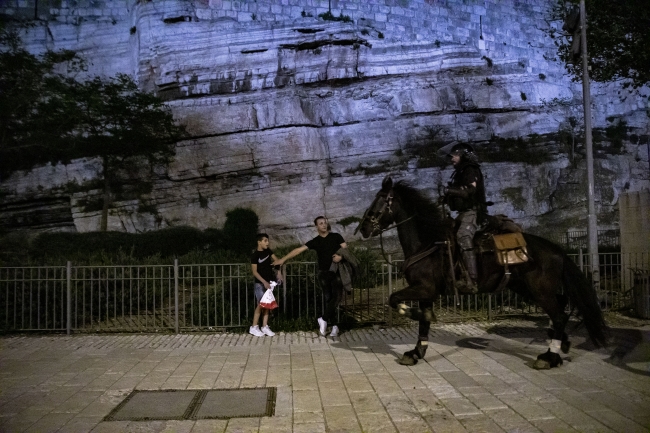 İsrail polisinden Filistinlilere müdahale