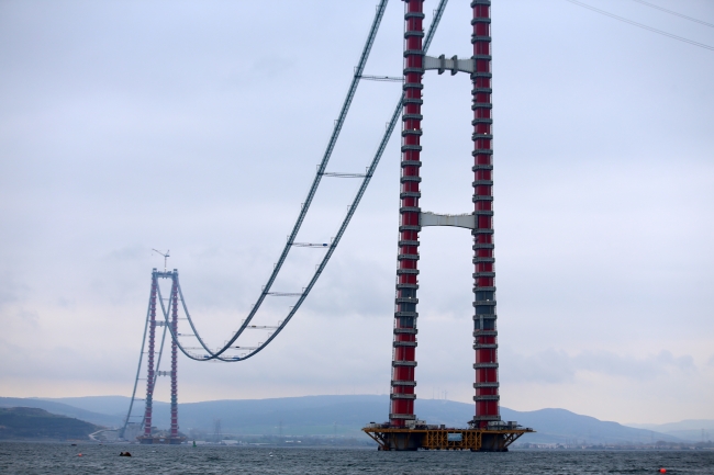 Çanakkale Köprüsü için 1500 gündür aralıksız çalışma