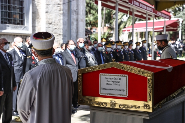 Emekli Orgeneral Servet Yörük toprağa verildi