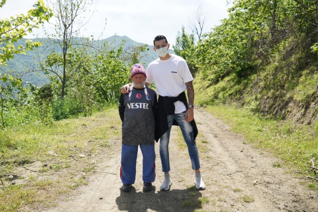 Trabzonspor taraftarı Ahmet dedenin hayali gerçekleşti