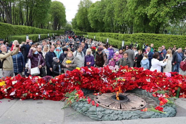 Ukrayna'da Nazizm'e karşı kazanılan zaferin kahramanları anıldı