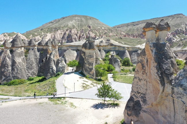 Ukraynalı turistler Kapadokya'dan hayranlıkla ayrılıyor