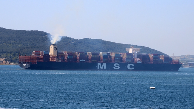 Çanakkale Boğazı tek yönlü trafiğe kapatıldı