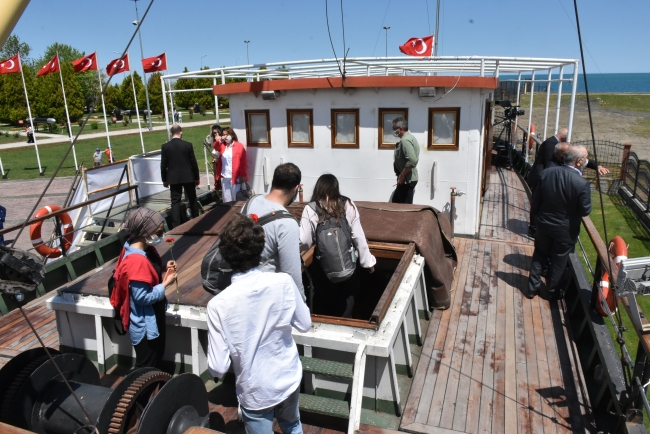 Samsun'da Bandırma Gemi Müzesi ve Milli Mücadele Açık Hava Müzesi'ne yoğun ilgi