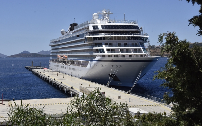 "Viking Sea" adlı kruvaziyer ikinci kez Bodrum'da