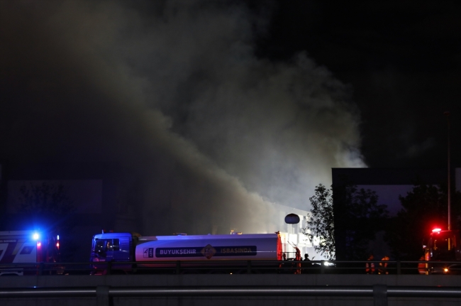 Ankara'daki iş yeri yangını söndürüldü