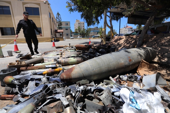 İsrail'in Gazze'ye attığı patlamamış mühimmatlar imha edildi