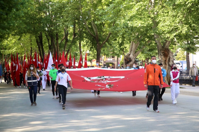 "Atatürk ve İstiklal Yolu Yürüyüşü" sona erdi