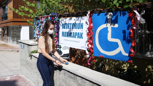 Dede-torunun engelliler için topladığı mavi kapaklar çalındı