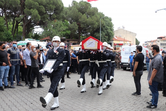 Şehit polis memuru Ercan Yangöz son yolculuğuna uğurlandı