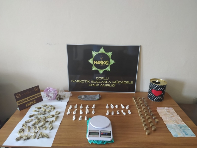 Tekirdağ'da uyuşturucu operasyonu: 4 gözaltı