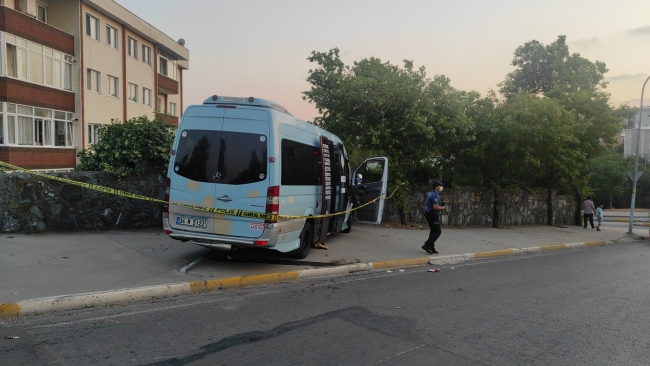 Minibüs şoförüne silahlı saldırı