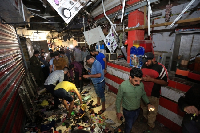 Bağdat'ta pazar yerinde patlama: 33 ölü, 61 yaralı