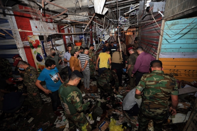 Bağdat'ta pazar yerinde patlama: 33 ölü, 61 yaralı