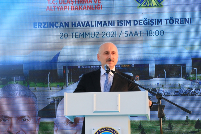 Yıldırım Akbulut'un ismi Erzincan Havalimanı'na verildi