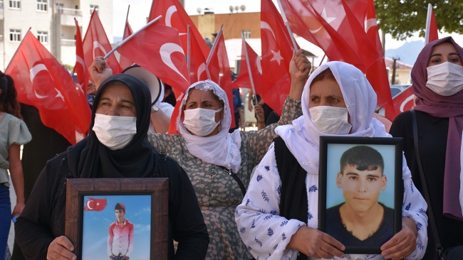 Şırnak’ta terör mağduru aileler eylem yaptı