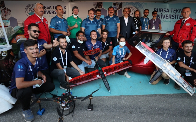 Bakan Varank İnsansız Hava Araçları Yarışmaları'nı izledi