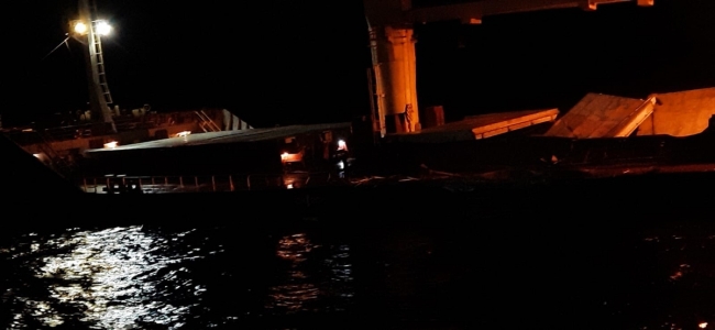 Çanakkale Boğazı açıklarında gemi kazası