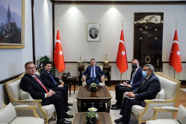 Fuat Oktay, Karadağ Başbakan Yardımcısı'nı kabul etti