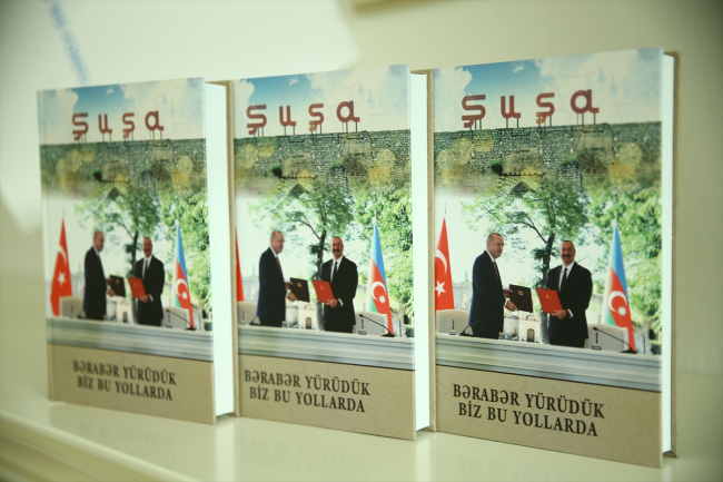 Cumhurbaşkanı Erdoğan ve Aliyev'in ortak faaliyetleri kitaplaştırıldı