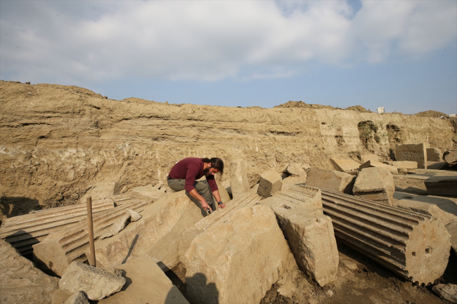 Aydın'daki antik kent Magnesia'da 'Zeus Tapınağı' ortaya çıktı