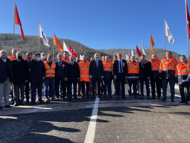 Bartın'da yeniden inşa edilen Kumluca-2 Köprüsü açıldı