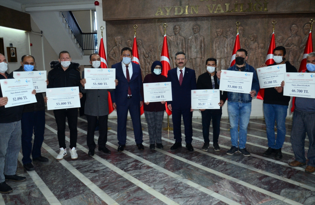 Aydın'da engelli ve eski hükümlülere 957 bin lira destek