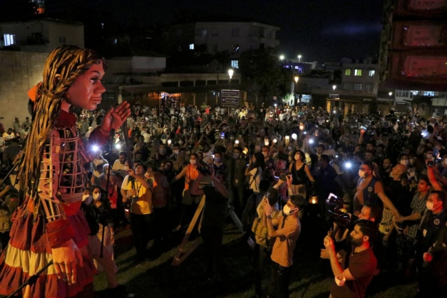"Küçük Amal"ın İngiltere'ye yolculuğu Gaziantep'ten başladı