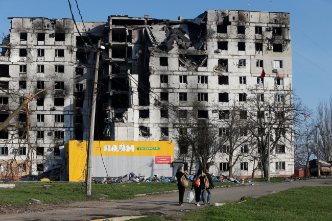 Mariupol şehrinden son görüntüler. | Fotoğraf: Reuters