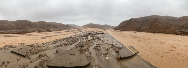 ABD'deki Death Valley Ulusal Parkı'nda şiddetli yağışlar sele neden oldu