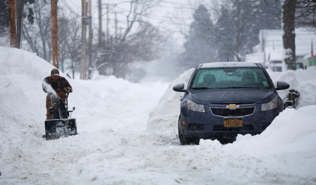 ABD'nin değişik bölgelerinde kış şartları etkisini sürdürüyor