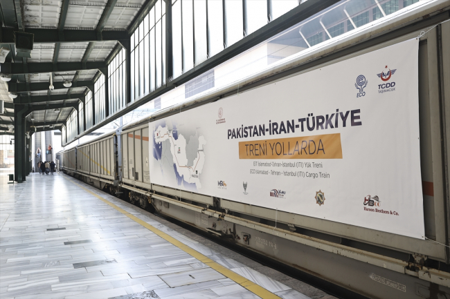 İslamabad-Tahran-İstanbul yük treni Ankara'ya ulaştı