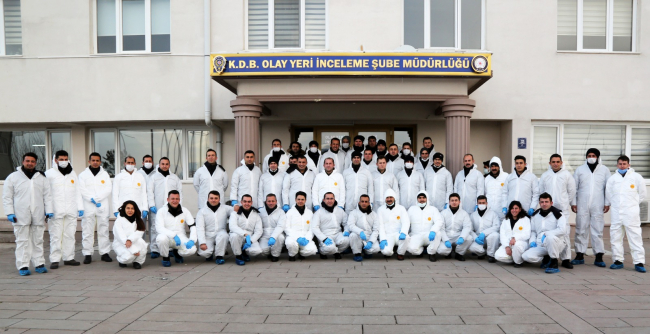 Olay yeri inceleme sınavını kazananlar eğitime başladı