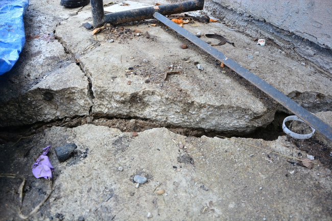 Kastamonu'da heyelan: 4 katlı bina boşaltıldı