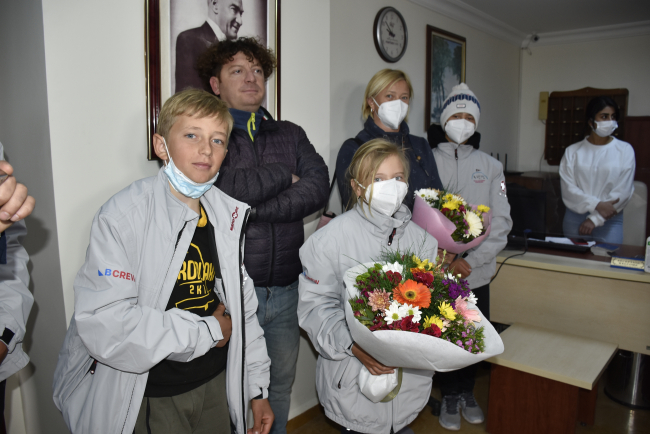 Ülkelerine dönemeyen Ukraynalı sporcular Bodrum'da misafir ediliyor