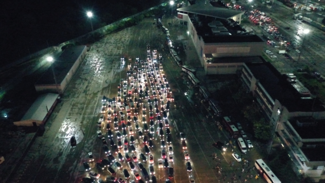 Kapıkule'yi su bastı