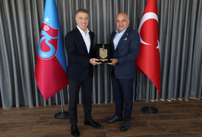 TFF Başkanı Mehmet Büyükekşi'den Trabzonspor'a ziyaret
