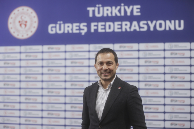 Fotoğraf: AA / Türkiye Güreş Federasyonu Başkanı Şeref Eroğlu
