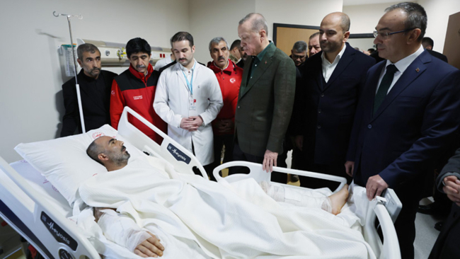 Cumhurbaşkanı Erdoğan, Kilis’te incelemelerde bulundu