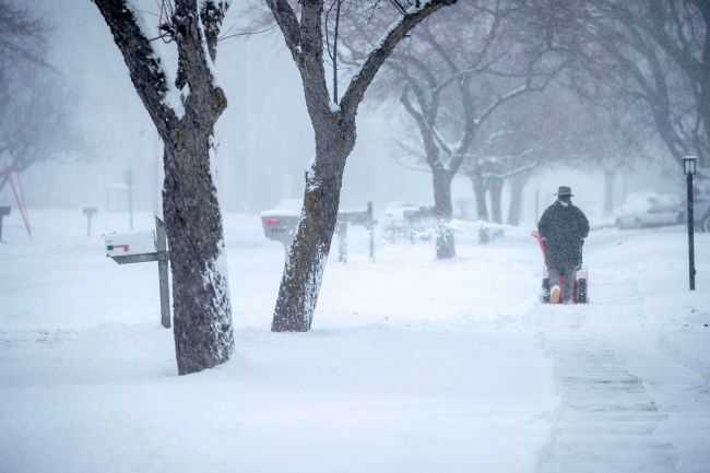 ABD'nin değişik bölgelerinde kış şartları etkisini sürdürüyor