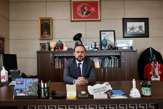 Fotoğraf: AA / Türkiye Modern Pentatlon Federasyonu Başkanı Veli Ozan Çakır