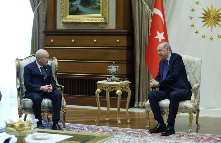 Cumhurbaşkanı Erdoğan, Devlet Bahçeli'yi kabul etti