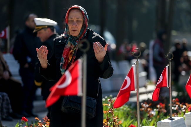 Çanakkale Zaferi'nin yıl dönümünde şehitler unutulmadı