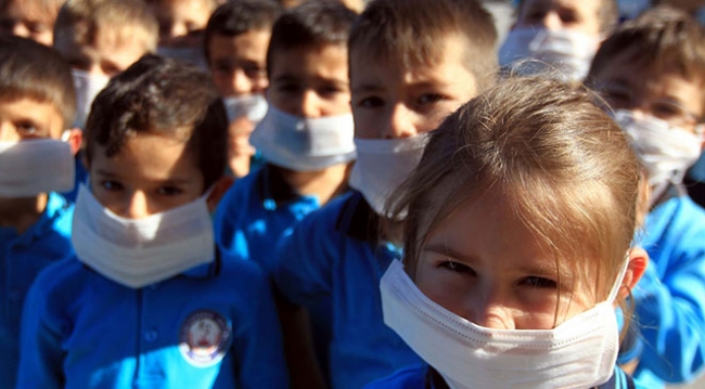 Lösemi hastası Yılmaz için bütün okul maske taktı