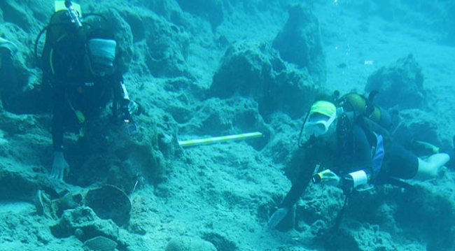 Antalya'da Osmanlı savaş gemisi batığı bulundu